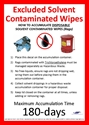 Picture of Excluded Solvent Contaminated Wipes - Disposal
