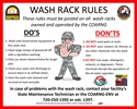 Picture of Wash Rack Sign